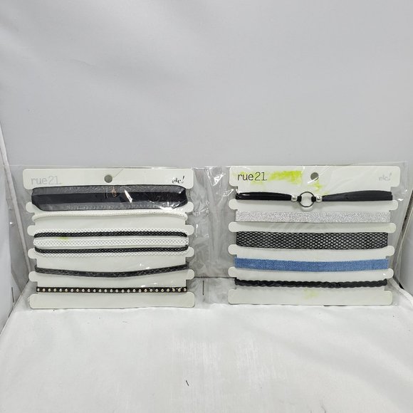 Rue 21 2 cards of 5pc choker neck (total 10pcs) - Picture 1 of 8